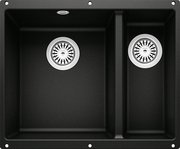 Мойка Blanco ROTAN 340/160-U Silgranit черный фото