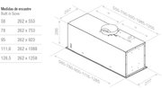 Встраиваемая вытяжка Pando EVO/580.11 INOX V.850 SEC фото 2
