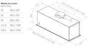Встраиваемая вытяжка Pando EVO/780.11 INOX V.850 SEC фото 2