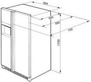 Холодильник Смег SS55PNL3 фото 3 Холодильник Smeg SS55PNL3 фото 3