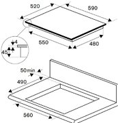 Варочная панель Bertazzoni P604IM2B2NE-20 фото 4