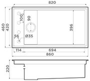 Мойка Omoikiri Kinaru Pro 86-U/I WG Wind Green фото 4