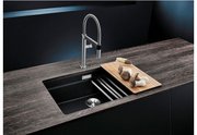 Мойка Blanco Etagon 700-U SILGRANIT® PuraDur® алюметаллик клапан-автомат InFino 525169 фото 4