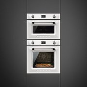 Компактный духовой шкаф с пароваркой Smeg SF4920VCB1 фото 2