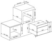Микроволновая печь Smeg SF4120M фото 2