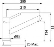 Смеситель Франке Taros нержавеющая сталь фото 2 Смеситель Franke Taros нержавеющая сталь фото 2