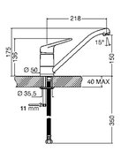 Смеситель Смег MF11AV2 фото 2 Смеситель Smeg MF11AV2 фото 2