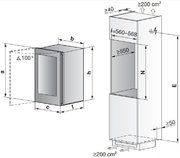 Встраиваемый винный шкаф V-ZUG WineCooler V4000 90 WC4T-51102 L черное стекло фото 4