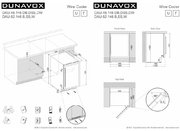 Винный шкаф Dunavox DAU-46.138B фото 4