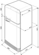 Холодильник Смег FAB50XS фото 3 Холодильник Smeg FAB50XS фото 3