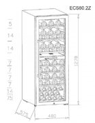 Винный шкаф La Sommeliere ECS80.2Z фото 2