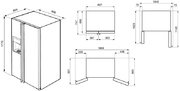 Холодильник Смег SBS8003PO фото 2 Холодильник Smeg SBS8003PO фото 2