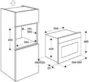 Духовой шкаф с СВЧ Bertazzoni F457PROMWTN фото 4