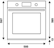 Духовой шкаф Bertazzoni F457MODMWTC фото 4