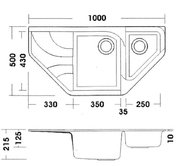 Мойка Смег LSE102A фото 2 Мойка Smeg LSE102A фото 2