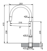 Смеситель Франке Evos хром/белый фото 4 Смеситель Franke Evos хром/белый фото 4