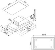 Встраиваемая вытяжка Smeg KSCB90XE фото 2