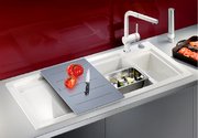 Мойка Бланко AXON II 6 S (чаша справа) керамика клапан-автомат InFino® глянцевая магнолия фото 4 Мойка Blanco AXON II 6 S (чаша справа) керамика клапан-автомат InFino® глянцевая магнолия фото 4