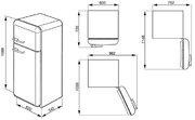 Холодильник Смег FAB30LBL1 фото 2 Холодильник Smeg FAB30LBL1 фото 2
