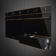 Компактный духовой шкаф комбинированный с пароваркой Smeg SF4603VCNR1 фото 2