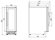Винный шкаф Dometic E16FG Elegance фото 3