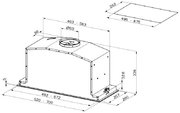 Встраиваемая вытяжка Faber BI-AIR KL A70 фото 3