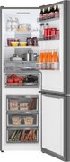 Отдельностоящий холодильник с инвертором Weissgauff WRK 2000 Total NoFrost Inverter Bru Steel Glass фото 3