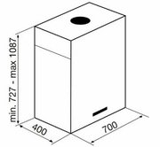 Вытяжка Korting KHA 7950 X Cube фото 3