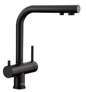 Смеситель Бланко FONTAS II 526670 Silgranit матовый черный фото Смеситель Blanco FONTAS II 526670 Silgranit матовый черный фото