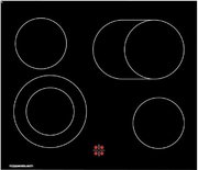 Зависимая электрическая варочная панель Kuppersbusch KH 6310.0 Зависимая электрическая варочная панель Kuppersbusch KH 6310.0