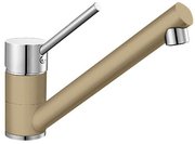 Смеситель Бланко Antas chrome/Silgranit шампань фото Смеситель Blanco Antas chrome/Silgranit шампань фото