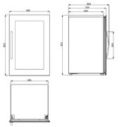 Встраиваемый винный шкаф Dometic E49FGB Elegance фото 2