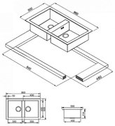 Мойка Смег LQR862-2 фото 3 Мойка Smeg LQR862-2 фото 3