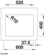 Мойка BLANCO SUBLINE 340/160-U Silgranit серый беж, чаша слева фото 3 Мойка BLANCO SUBLINE 340/160-U Silgranit серый беж, чаша слева фото 3