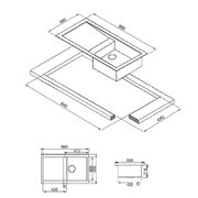 Мойка Смег LQ861SF фото 3 Мойка Smeg LQ861SF фото 3
