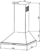Вытяжка Zigmund Shtain K 127.51 W фото 2