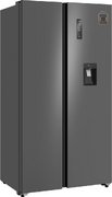 Отдельностоящий холодильник с инвертором и подачей воды Weissgauff WSBS 590 Inverter NoFrost Water Dispenser Grey фото 4