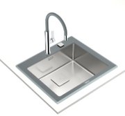 Врезная раковина Тека DIAMOND RS15 1B 60 GREY фото 4 Врезная раковина Teka DIAMOND RS15 1B 60 GREY фото 4