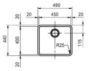 Мойка Franke KBX 110-45 фото 4