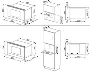 Встраиваемая микроволновая печь Smeg MP122B3 фото 4