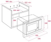 Встраиваемая микроволновая печь Teka ML 820 BIS WH WHITE фото 2