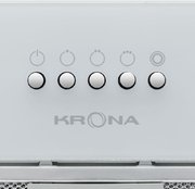 Встраиваемая вытяжка Krona LUISA 600 GLASS WHITE PB фото 4