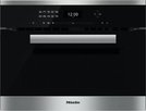 Компактный духовой шкаф с СВЧ Miele H6401BM CLST сталь