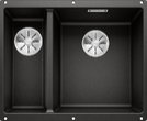 Мойка Blanco SUBLINE 340/160-U черный клапан-автомат InFino 525986