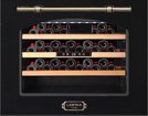 Встраиваемый винный шкаф Lofra ZBRNM24M/A CANTINA 24 NERO MAT BRONZO