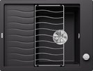 Мойка BLANCO ELON 45 S Silgranit черный, клапан-автомат