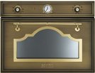 Компактный духовой шкаф с СВЧ Smeg SF4750MCOT