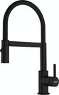 Смеситель Franke Lina Semi-pro с выдвижным шлангом черный матовый