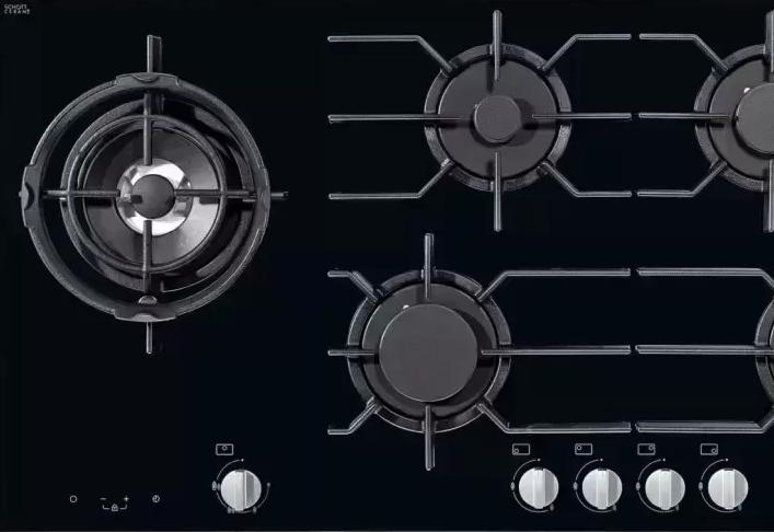 Обзор панели газовых конфорок Miele KM 3054-1  Обзор панели газовых конфорок Miele KM 3054-1