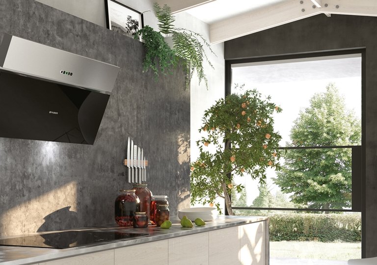 Как работает наклонная вытяжка Faber Как работает наклонная вытяжка Faber